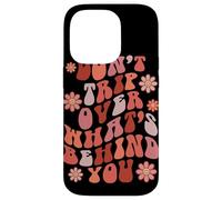 Carcasa para iPhone 14 Pro Look Ahead Not Behind You Retro Groovy Cita