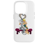 Carcasa para iPhone 14 Pro Looney Tunes Bugs and Lola Hearts Valentine's Day