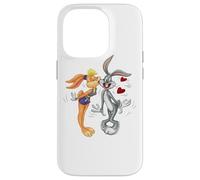 Carcasa para iPhone 14 Pro Looney Tunes Bugs and Lola Kiss Valentine's Day