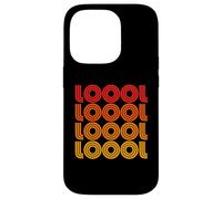 Carcasa para iPhone 14 Pro Loool LOL Funny Laugh LMAO LMFAO Lolol Abreviatura Abreviatura Abanico Texto