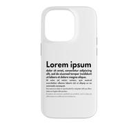 Carcasa para iPhone 14 Pro Lorem Ipsum | Frases en latín, Diseño Gráfico, Edición de Textos