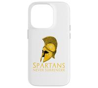 Carcasa para iPhone 14 Pro Los espartanos Nunca se rinden - Historia Griega Antigua Esparta