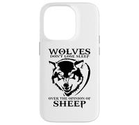Carcasa para iPhone 14 Pro Los Lobos no Pierden el sueño por la opinión de Las ovejas