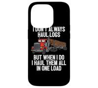Carcasa para iPhone 14 Pro Los Transporte Todo en uno Log Logging Truck Driver Hauler