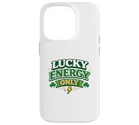 Carcasa para iPhone 14 Pro Lucky Energy Only 17 de Marzo Fiesta Irlandesa Clover St Patricks