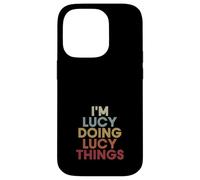 Carcasa para iPhone 14 Pro Lucy Name Lucy Personalized Name First Given