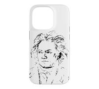 Carcasa para iPhone 14 Pro Ludwig Van Beethoven Compositor Música Clásica Pianista Arte