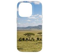 Carcasa para iPhone 14 Pro Maasai Mara Savannah Kenia Vida Silvestre Paisaje Escena