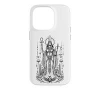 Carcasa para iPhone 14 Pro Maat Pluma Verdad Antiguo Egipcio Equilibrio Mito Arte