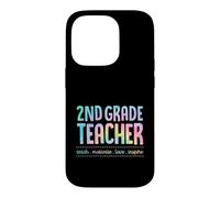 Carcasa para iPhone 14 Pro Maestro de Segundo Grado Enseña Motivar Amor Inspirar Enseñanza Lema
