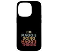 Carcasa para iPhone 14 Pro Maggie Name Maggie Personalized Name First Given