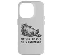 Carcasa para iPhone 14 Pro Mamá Soy Pero Piel y Huesos Divertido Mapache
