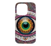 Carcasa para iPhone 14 Pro Mandala Evil Eye Art Style Boho Hippie Estética