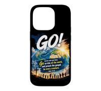 Carcasa para iPhone 14 Pro Mark 16:15 Go Into All The World and Preach The Gospel
