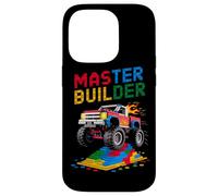 Carcasa para iPhone 14 Pro Master Builder Monster Truck - Bloques de construcción para niños