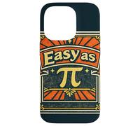 Carcasa para iPhone 14 Pro Matemáticas Retro Tan fáciles como Pi