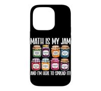 Carcasa para iPhone 14 Pro Math Is My Jam Funny Matemáticas Profesor Álgebra Cálculo Estudiante