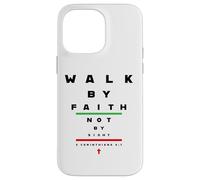 Carcasa para iPhone 14 Pro MAX 2 Corinthians 5:7 - Walk by Faith Not by Sight Vision Chart