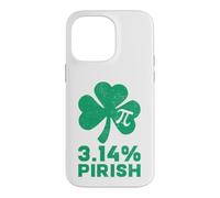 Carcasa para iPhone 14 Pro MAX 3.14% Pirish Pi Día y San Patricio Matemáticas Profesor Irlandés Divertido