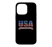 Carcasa para iPhone 14 Pro MAX 4 de Julio USA Dot Letter