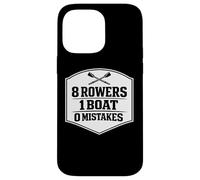 Carcasa para iPhone 14 Pro MAX 8 Remeros 1 Barco 0 Errores Equipo de Remo
