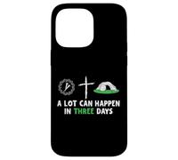 Carcasa para iPhone 14 Pro MAX A Lot Can Happen In 3 Days Easter Day Jesus Cross Christian