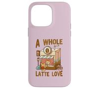 Carcasa para iPhone 14 Pro MAX A Whole Latte Love Coffee Kawaii Lindo Divertido
