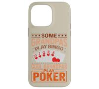 Carcasa para iPhone 14 Pro MAX Abuelo Juegos de Cartas Jugadores de póker Casino Jugador Abuelo