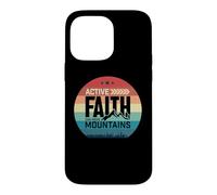 Carcasa para iPhone 14 Pro MAX Active Faith Can Move Mountains Christian Men Women Kids