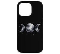 Carcasa para iPhone 14 Pro MAX Acuarela Triple Luna Diosa Gótico Bruja Noche Cielo Wicca