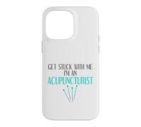 Carcasa para iPhone 14 Pro MAX Acupuntura Humor Atraparse Conmigo Acupunturista