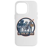 Carcasa para iPhone 14 Pro MAX AI tomó mi Trabajo Programador Divertido Robot Humor