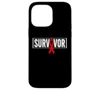 Carcasa para iPhone 14 Pro MAX Aids Survivor VIH Red Ribbon Aids Warrior - Día Mundial del SIDA