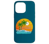Carcasa para iPhone 14 Pro MAX Aitutaki Palmeras Islas Cook Sol Pacífico Sur Polinesia