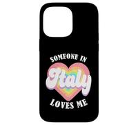 Carcasa para iPhone 14 Pro MAX Alguien En Italia Me Quiere Orgulloso Italiano Italia