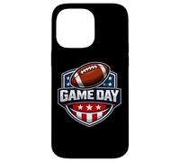 Carcasa para iPhone 14 Pro MAX American Football Game Day Chica Fan Lover Jugador Entrenador Amante