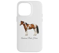 Carcasa para iPhone 14 Pro MAX American Paint Horse Hermosa Ecuestre