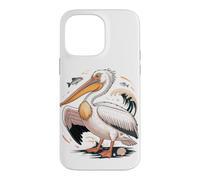 Carcasa para iPhone 14 Pro MAX American White Pelican Sea Bird Birder