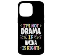 Carcasa para iPhone 14 Pro MAX Amina Personalized Women's Gift Custom Amina