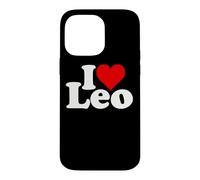 Carcasa para iPhone 14 Pro MAX Amo CORAZÓN Leo Leonardo Leopold
