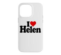 Carcasa para iPhone 14 Pro MAX Amo EL Nombre Helen del CORAZÓN EN UNA tee