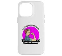 Carcasa para iPhone 14 Pro MAX Analista de Ventas y Marketing no es para débiles