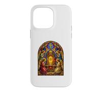 Carcasa para iPhone 14 Pro MAX Ángeles En Sagrado Tabernáculo Catedral Gótica Icono Arte Oración
