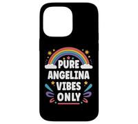 Carcasa para iPhone 14 Pro MAX Angelina Vibes Only Cute Retro Girls Angelina Name