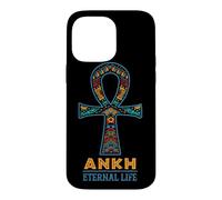 Carcasa para iPhone 14 Pro MAX Ankh Vida Eterna Símbolo Egipcio Antiguo Patrimonio Africano