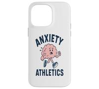 Carcasa para iPhone 14 Pro MAX Ansiedad Atletismo Cerebro Correr Ejerc