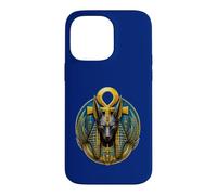 Carcasa para iPhone 14 Pro MAX Anubis Jackal God Ankh Arte del Mito Egipcio Antiguo