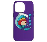 Carcasa para iPhone 14 Pro MAX Aquaman Movie Chibi Mera and Mermaid Wave