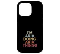 Carcasa para iPhone 14 Pro MAX Aria Name Aria Personalized Name First Given
