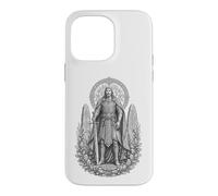 Carcasa para iPhone 14 Pro MAX Arte de Nuada Celtic Silver Hand Warrior King Line
